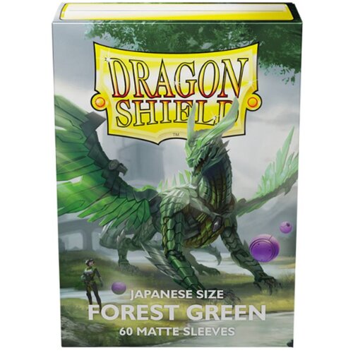 Arcane Tinmen Dragon Shield 60 Japanese Size Sleeves - Forest Green Matte Cene