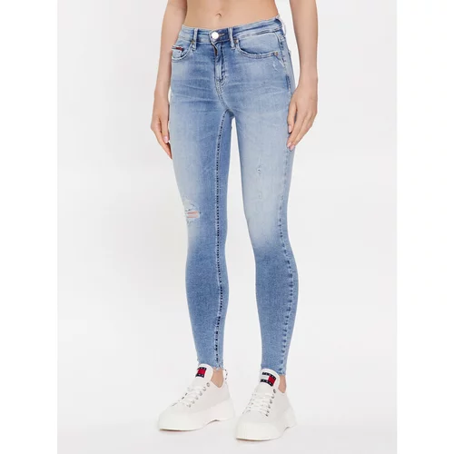 Tommy Jeans Jeans hlače Nora DW0DW16043 Modra Skinny Fit