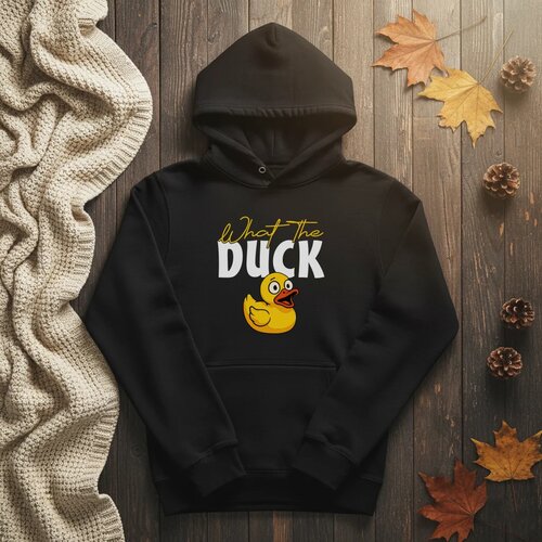  what the duck - duks sa kapuljačom pepeljasta Cene