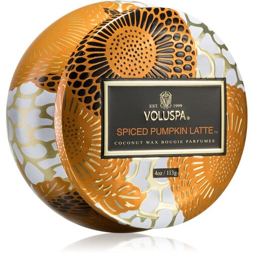 VOLUSPA Japonica Holiday Spiced Pumpkin Latte dišeča sveča v pločevinki 113 g Cene
