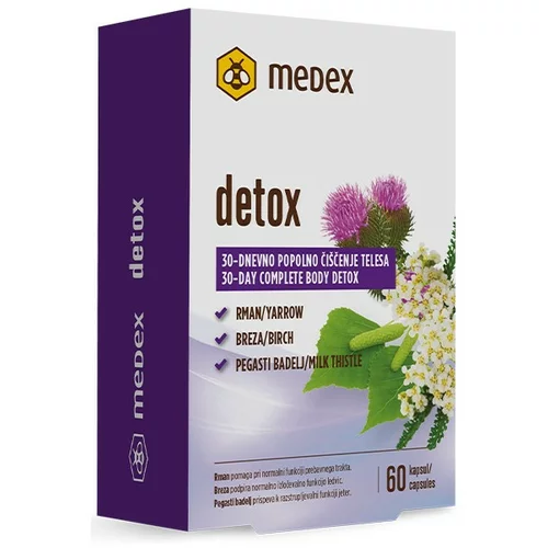 Medex Detox kapsule za čiščenje telesa (60 kapsul)