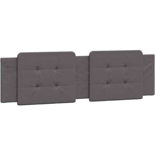 VidaXL Vzglavna stranica siva 180 cm umetno usnje, (21111347) Slike