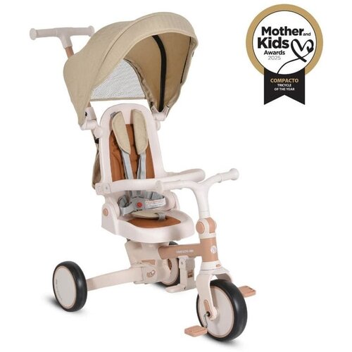  Sklopivi tricikl za decu i balans bicikl Compacto 4u1 Byox- BEIGE (can1873) Slike