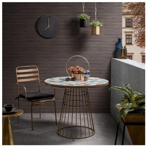 Kave Home Okrugao pomoćni stol aluminijski &amp;oslash; 39 cm Rhet &amp;ndash; Slike