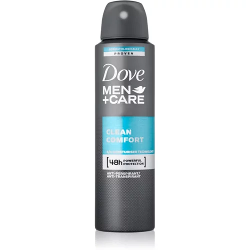 Dove Men+Care Clean Comfort dezodorans antiperspirant u spreju 48h 150 ml