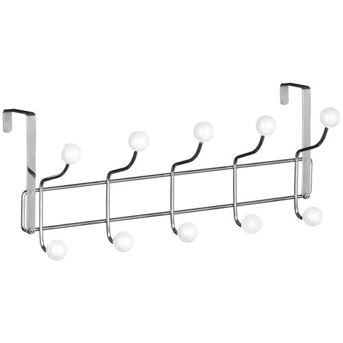 Premier Housewares Metalna vješalica za vrata u srebrnoj boji 40,5 cm Jaxen – Cijene