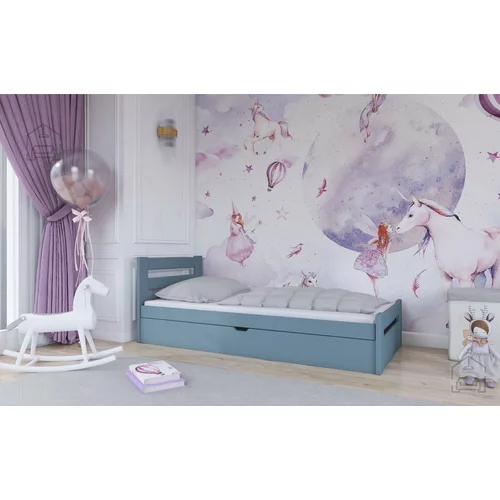 Lano Otroška postelja Nela - 80x200 cm - Siva