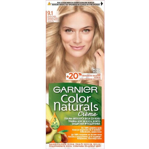 Garnier color naturals boja za kosu 9.1 Slike