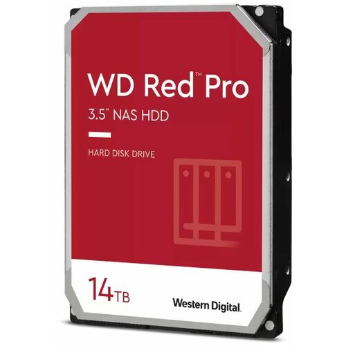 Western Digital WD 14TB 3.5" SATA III 512MB 7200rpm WD142KFGX Red Pro hard disk Cene