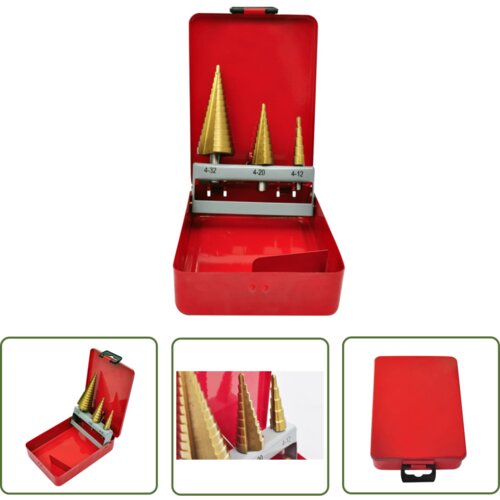 The Living Store 3 Delni Set za Vrtanje HSS - Sveder, (21738192) Slike