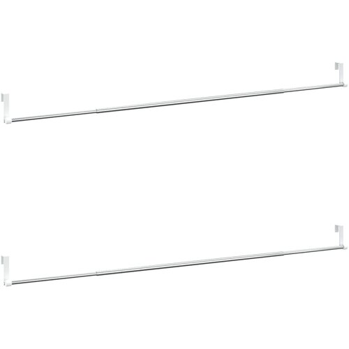  Karni&amp;scaron;e 2 kom bijelo-srebrne aluminijske Slike