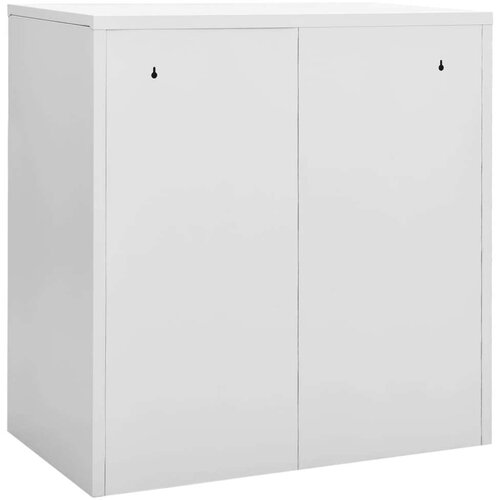 VidaXL ormarić s ključem svjetlosivi-crveni 90 x 45 x 92,5 cm čelični Slike