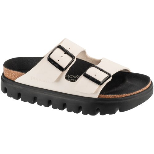 Birkenstock Nogavice Arizona Papillio Chunky BF Bela Slike