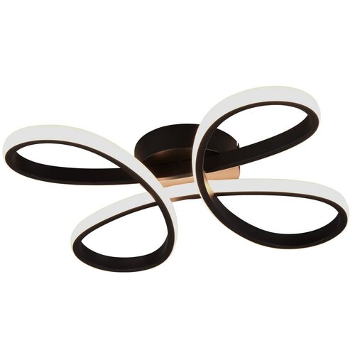 Tri O Crna LED stropna svjetiljka 40x40 cm Fly &amp;ndash; Slike
