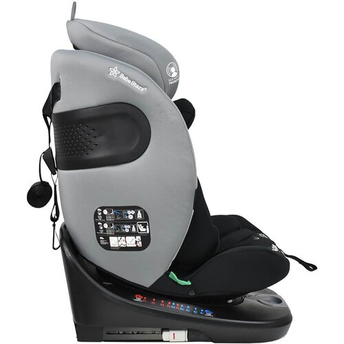 Bebe Stars Supreme i-Size 360&amp;deg; autosjedalica 40-150cm - siva Slike