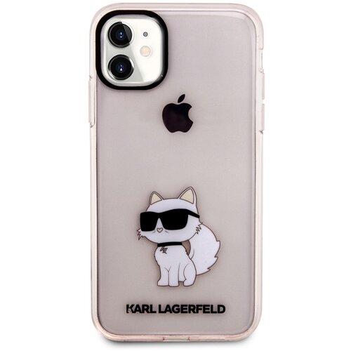 Karl Lagerfeld zaščitni ovitek Ikonik Choupette Transparent Pink , Iphone 11, (21145449) Cene