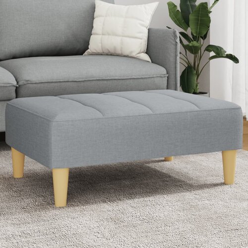  Tabure svjetlosivi 77x55x31 cm od tkanine Siva Slike