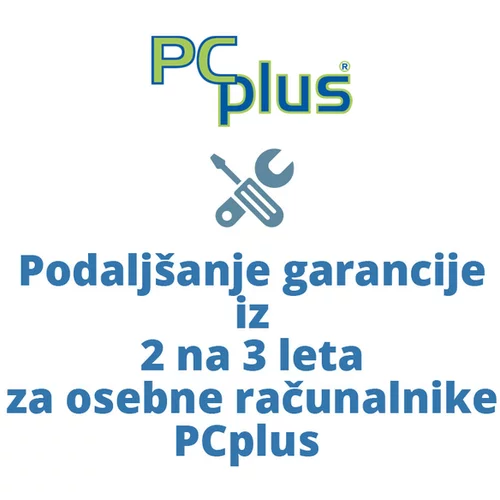 PCPLUS podaljšanje garancije za dream in gamer računalnike iz 2 na 3 leta