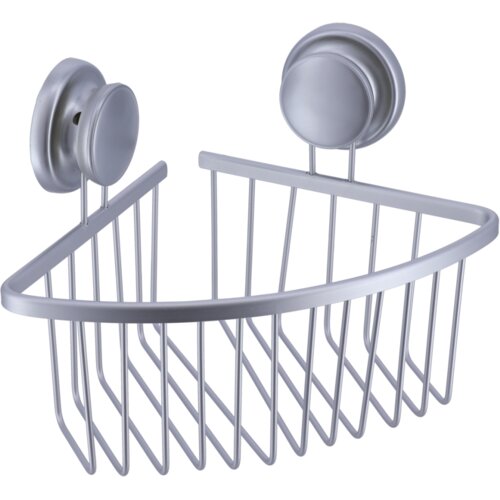 Tendance polica na vakum kutna, aluminij, krom Slike