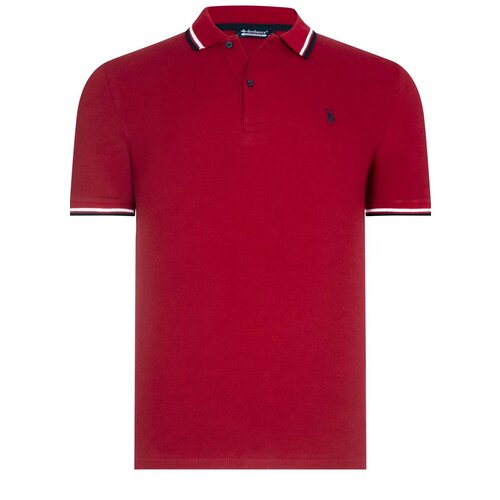 Dewberry T8594 MENS T-SHIRT-BURGUNDY Slike