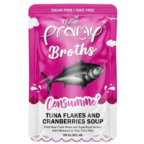 Pramy Cat Bistra juha s pahuljicama od tune i s brusnicama 40 g Cijene