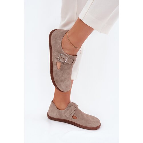 Zazoo Suede Half Shoes Barefoot Women With Buckle Slike