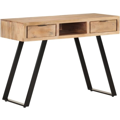vidaXL Pisalna miza 110x50x75 cm trden akacijev les z naravnimi robovi Cene