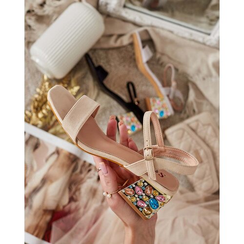 Resti Women's Sandals on a post with crystals Ohvare Cene