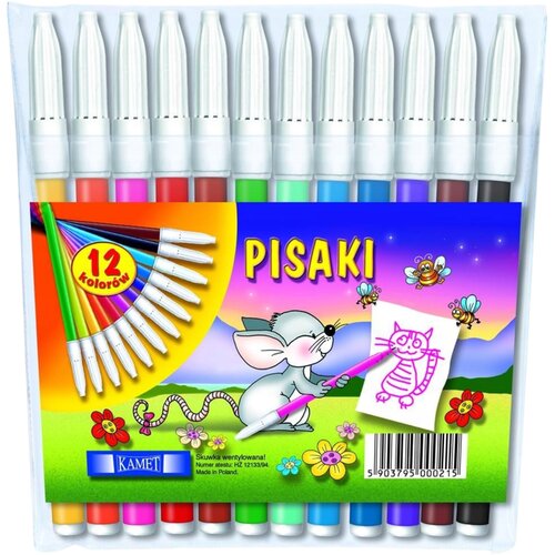  KAMET flomasteri s vrhom 12 boja Slike