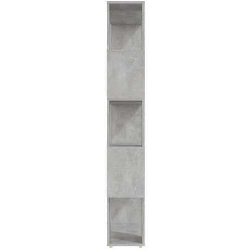 VidaXL ormarić za knjige / pregrada boja betona 80x24x155 cm iverica Slike