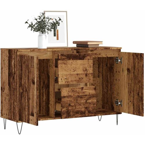  Komoda staro drvo 101,5x35x70 cm od konstruiranog drva Slike