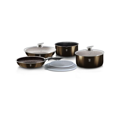 Berlinger Haus BH/7041 set jedilnega pribora, Metallic Line Shiny Black Edition, 9-delni, Metallic Line Shiny Black Edition Slike