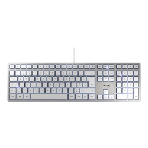 Cherry KC-6000 slim tastatura, YU, bela/srebrna ( 2822 ) Cene