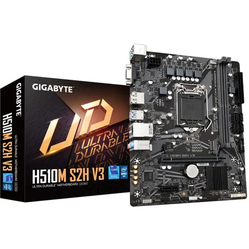 Gigabyte MB H510M S2H V3 LGA1200, 2xDDR4, M.2, 4xSATA VGA, DP, HDMI, mATX