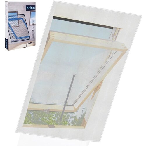 Univerzalni komarnik za krovni prozor komarnik 140x120cm bijeli Slike