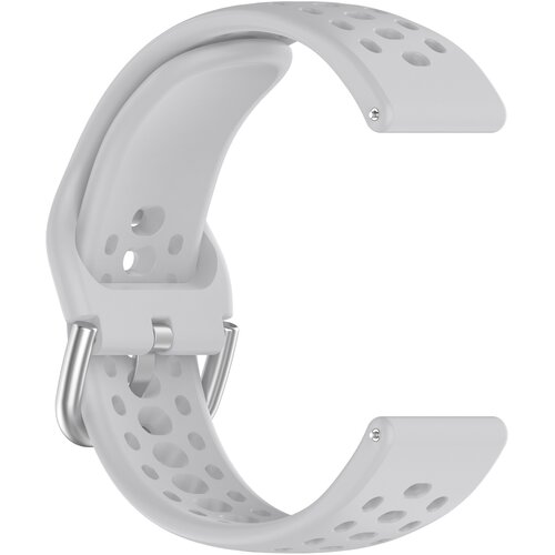 INF Pašček za Amazfit Active 2 - Zračen silikonski športni nadomestni pašček Grey, (22068569) Cene