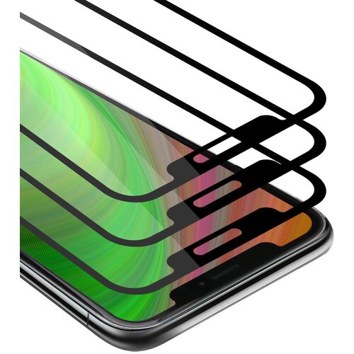 Cadorabo 3x Celozaslonska zaščitna folija, združljiva z Apple iPhone 12 PRO MAX - Zaščitna folija v transparentno s čarno - 3-pack Kaljeno steklo za zaščito zaslona s trdoto 9H in 3D dotikom, (20553090) Cene
