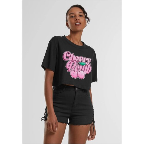 Mister Tee Women&amp;#039;s short overized t-shirt Cherry Bomb black Slike