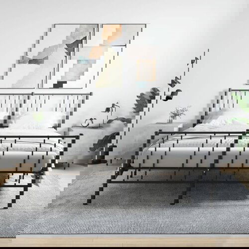 VidaXL Noćni ormarići 2 kom boja betona 40x40x50 cm konstruirano drvo Slike