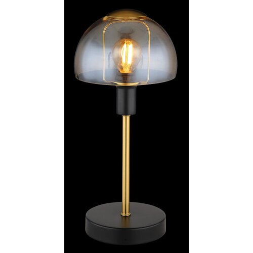 Lesnina XXXL Globo 21914A - Stona lampa KOKKINI 1xE14/25W/230V crna/zlatna Slike
