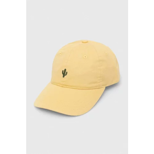 Levi's Bombažna bejzbolska kapa bež barva