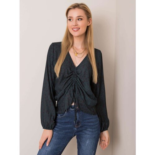 Italy Moda Blouse-DHJ-BZ-12283-1.93P-dark green Slike