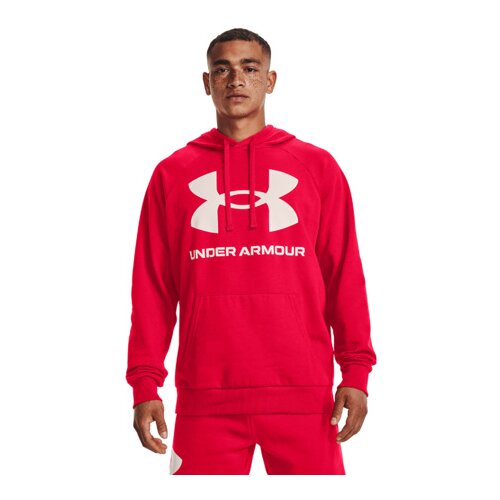 Under Armour UA Rival Fleece Big Logo Hoodie, Red/Onyx White, (20489577) Cene