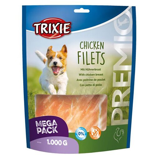 Trixie poslastica za pse Premio pileći file 1kg 31528 Cene