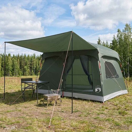  Obiteljski &scaron;ator Maslinasto zelena 380 x 260 x 190 cm Poliester Cene