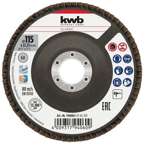 KWB Brusna ploča lamelirana 115 mm, GR60 Cijene