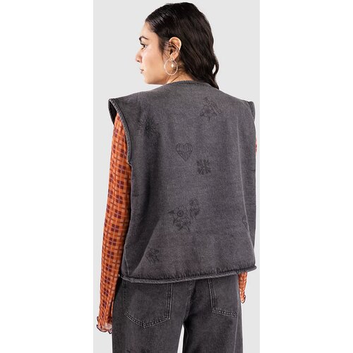 Santa Cruz Workers Reversible Brezrokavnik strange mix up / charcoal Slike
