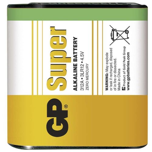  Baterija GP SUPER alkalna 3LR12 4,5V 1 folija Cene