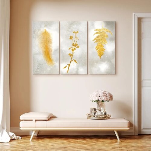  Slika - Delicate Chic (3 Parts) 120x80 Standard Slike