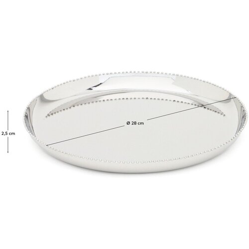Kave Home Pladanj od nehrđajućeg čelika &amp;oslash; 28 cm Nirela &amp;ndash; Slike